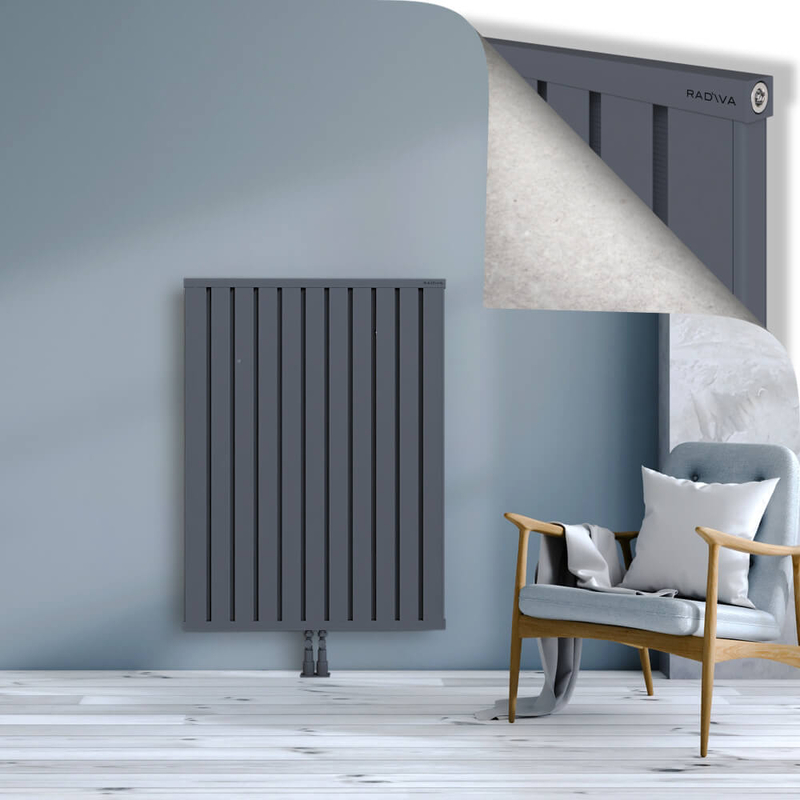OBI Dekoratif Alüminyum Radyatör 1200x884 Antrasit