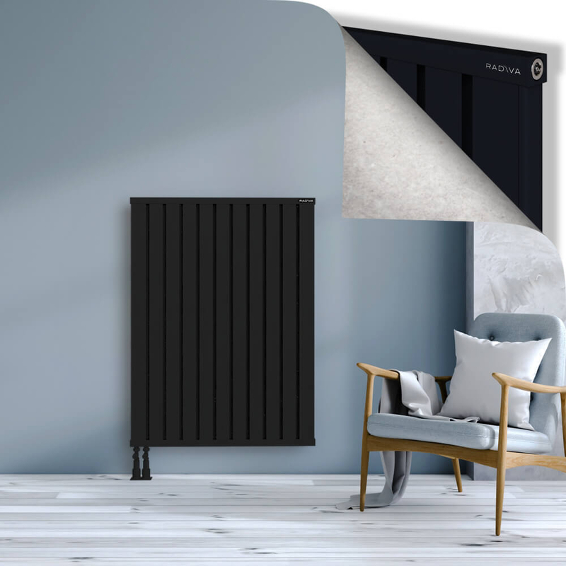 OBI Dekoratif Alüminyum Radyatör 1200x884 Siyah