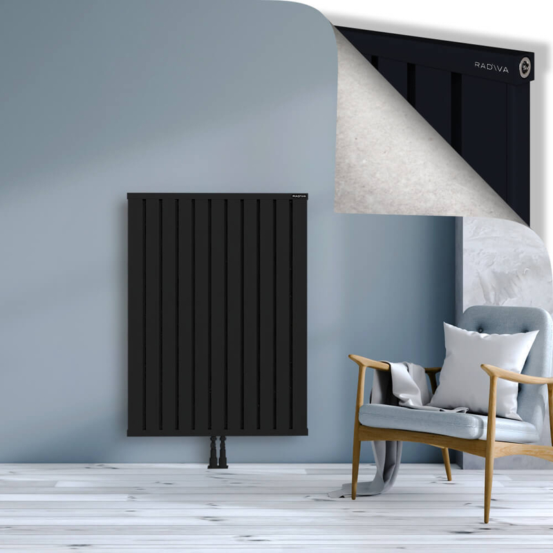 OBI Dekoratif Alüminyum Radyatör 1200x884 Siyah