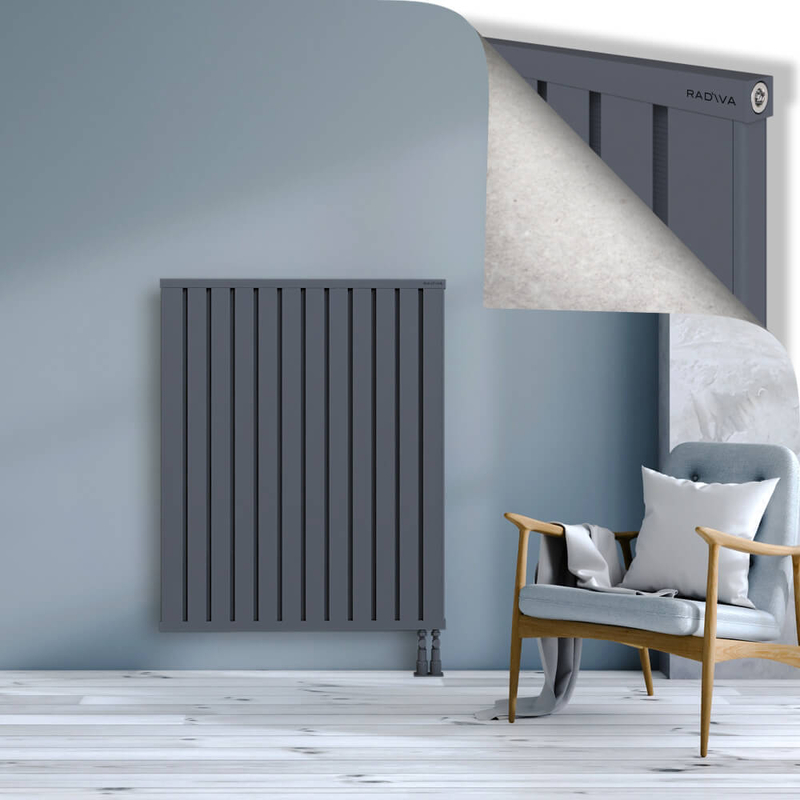 OBI Dekoratif Alüminyum Radyatör 1200x964 Antrasit