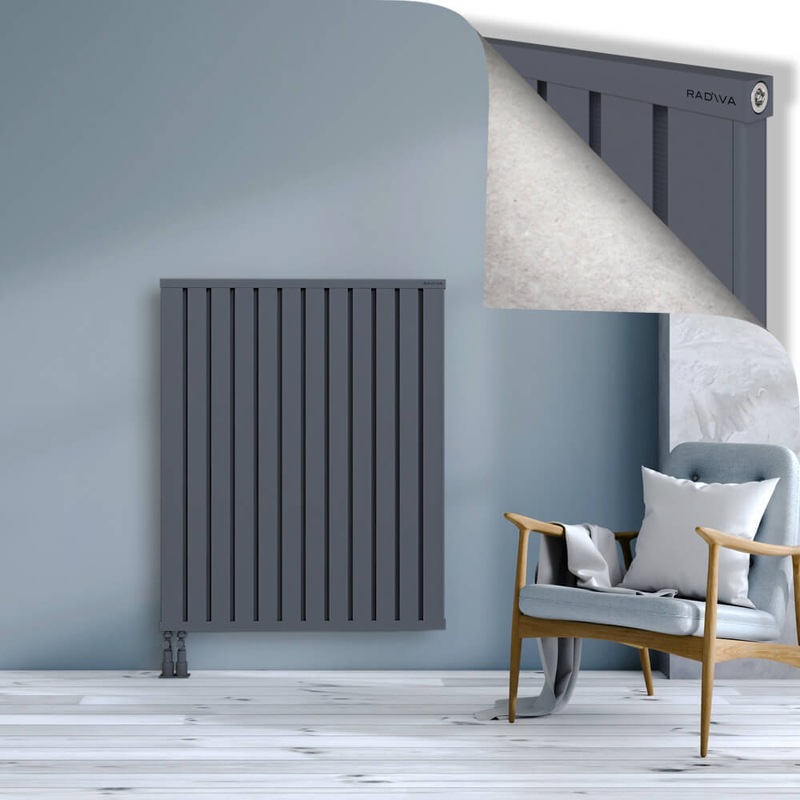 OBI Dekoratif Alüminyum Radyatör 1200x964 Antrasit