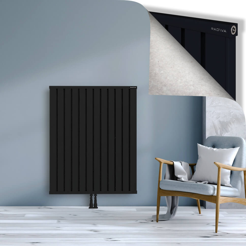 OBI Dekoratif Alüminyum Radyatör 1200x964 Siyah