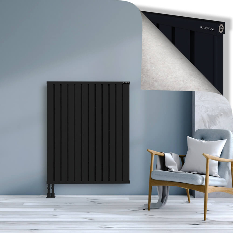 OBI Dekoratif Alüminyum Radyatör 1200x964 Siyah