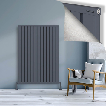 Radiva - Obi Dekoratif Alüminyum Radyatör 1500x1044 Antrasit