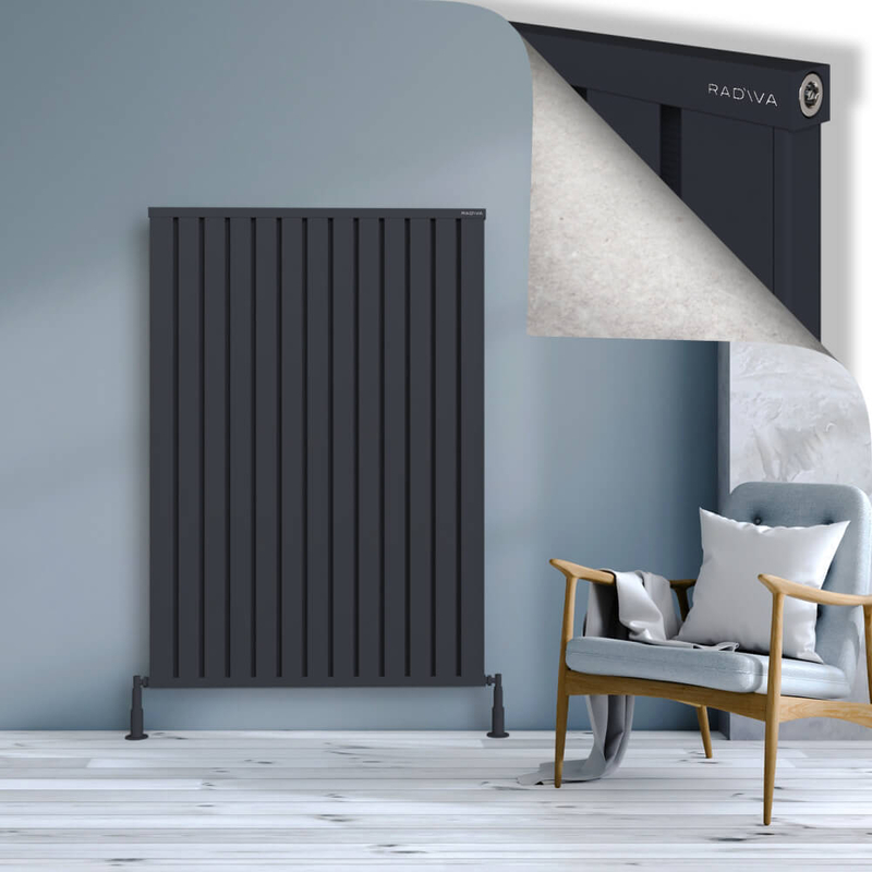OBI Dekoratif Alüminyum Radyatör 1500x1044 Koyu Antrasit