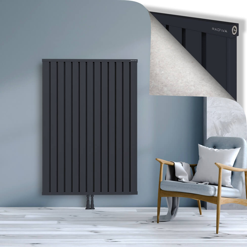 OBI Dekoratif Alüminyum Radyatör 1500x1044 Koyu Antrasit