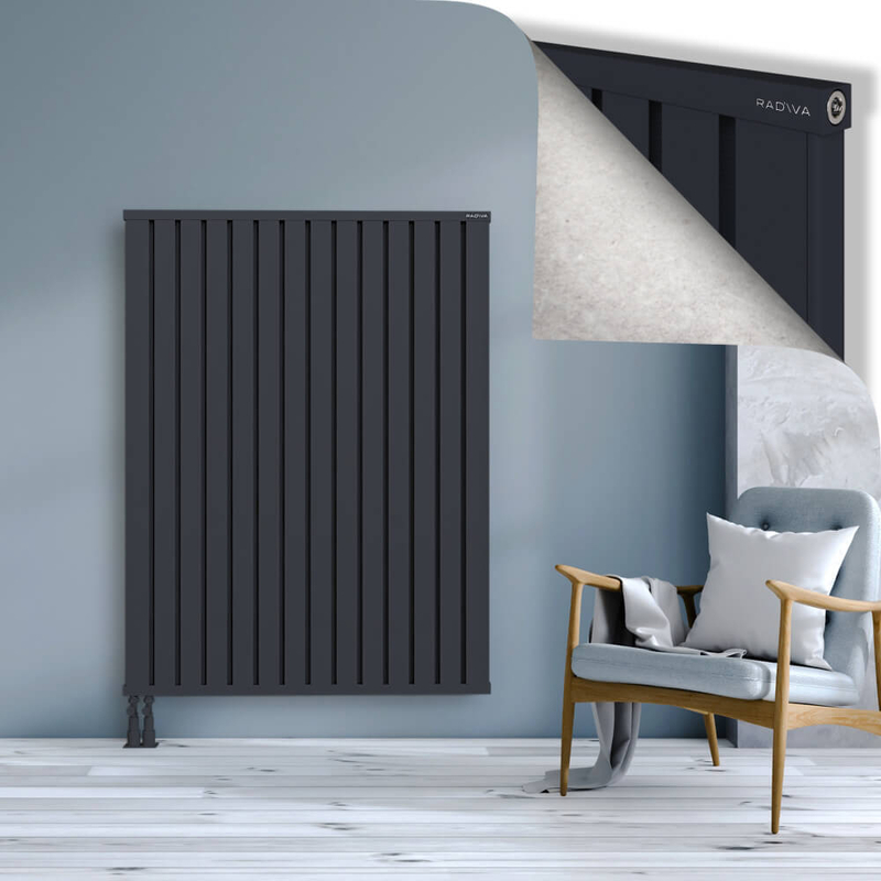 OBI Dekoratif Alüminyum Radyatör 1500x1124 Koyu Antrasit