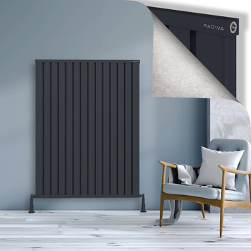 Radiva - Obi Dekoratif Alüminyum Radyatör 1500x1124 Koyu Antrasit