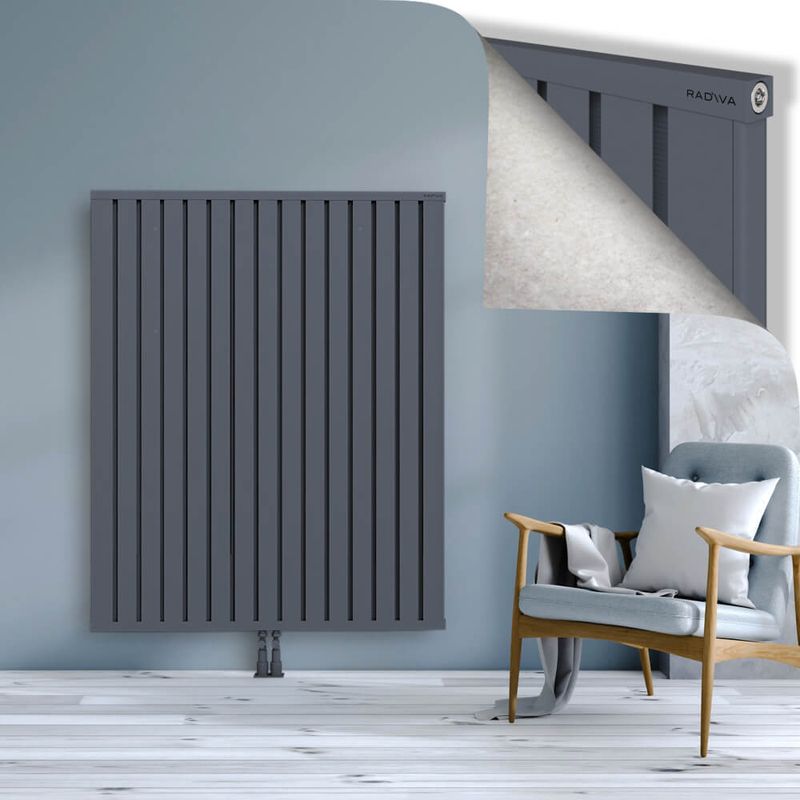 OBI Dekoratif Alüminyum Radyatör 1500x1204 Antrasit