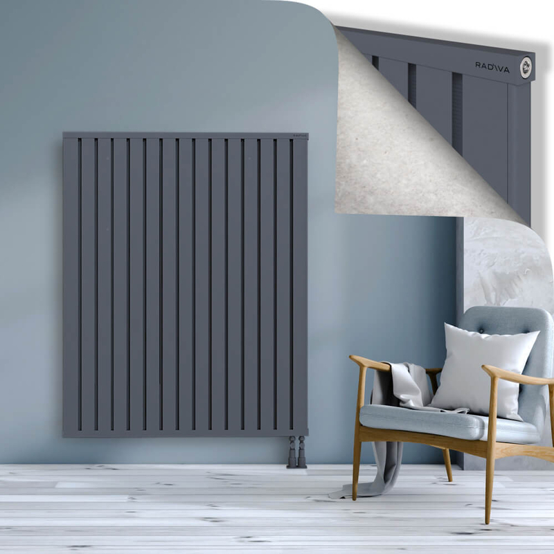 OBI Dekoratif Alüminyum Radyatör 1500x1204 Antrasit