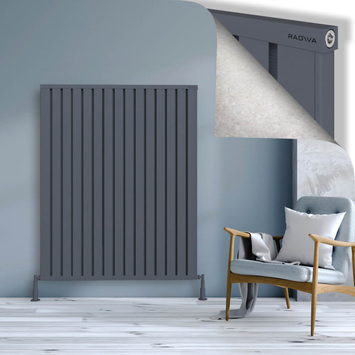 Radiva - Obi Dekoratif Alüminyum Radyatör 1500x1204 Antrasit