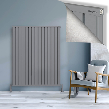 Radiva - Obi Dekoratif Alüminyum Radyatör 1500x1204 Gri