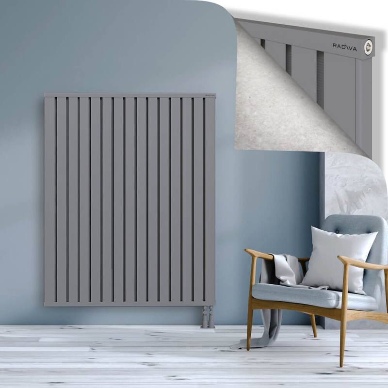 OBI Dekoratif Alüminyum Radyatör 1500x1204 Gri