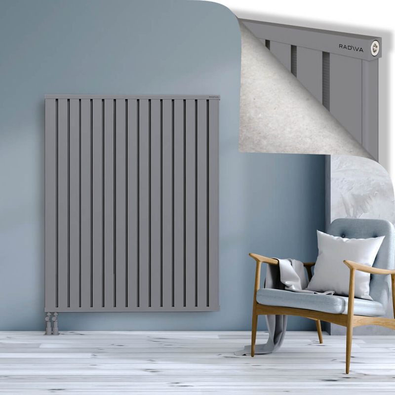 OBI Dekoratif Alüminyum Radyatör 1500x1204 Gri