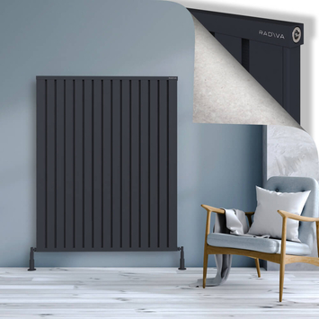 Radiva - Obi Dekoratif Alüminyum Radyatör 1500x1204 Koyu Antrasit