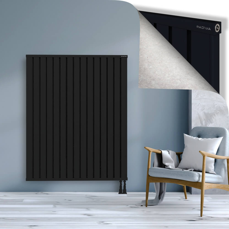 OBI Dekoratif Alüminyum Radyatör 1500x1204 Siyah