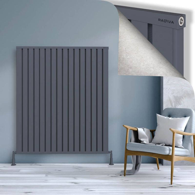 OBI Dekoratif Alüminyum Radyatör 1500x1284 Antrasit