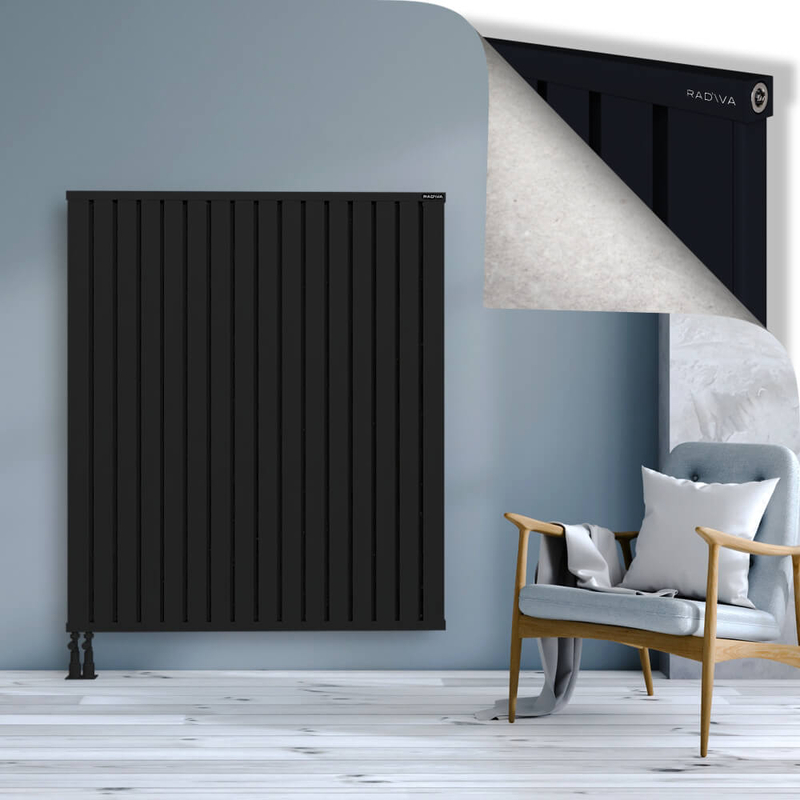 OBI Dekoratif Alüminyum Radyatör 1500x1284 Siyah