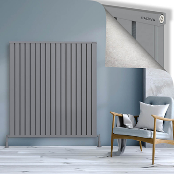 Radiva - Obi Dekoratif Alüminyum Radyatör 1500x1364 Gri