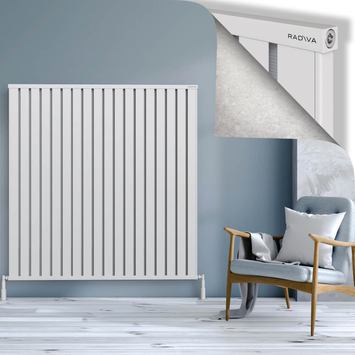Radiva - Obi Dekoratif Alüminyum Radyatör 1500x1444 Beyaz