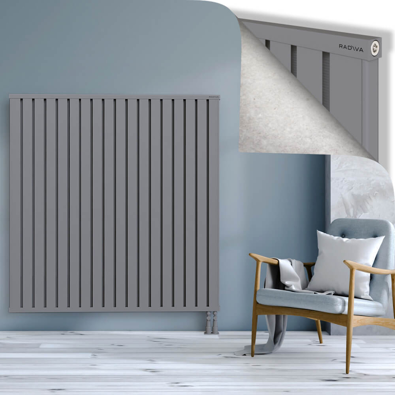 OBI Dekoratif Alüminyum Radyatör 1500x1444 Gri