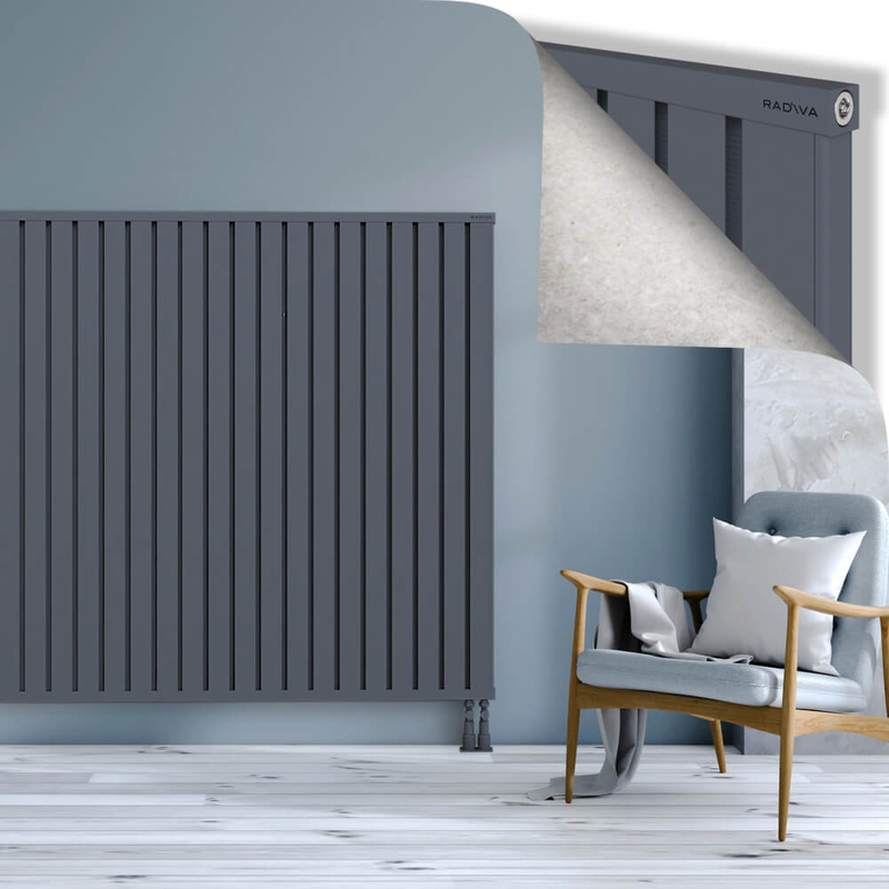 OBI Dekoratif Alüminyum Radyatör 1500x1604 Antrasit