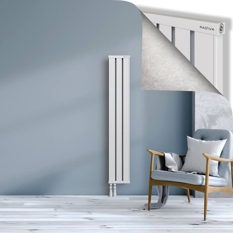 OBI Dekoratif Alüminyum Radyatör 1500x244 Beyaz