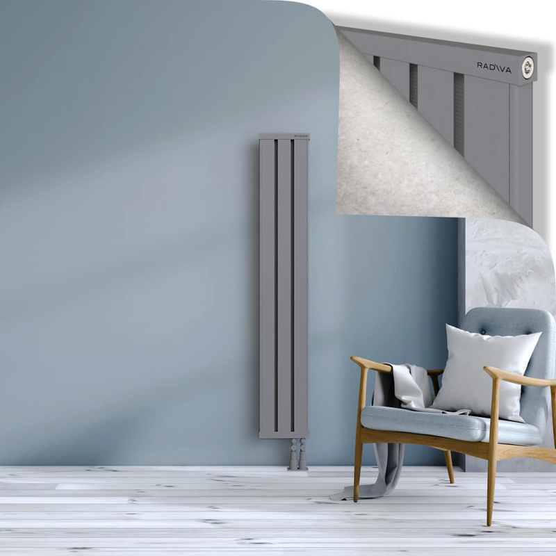 OBI Dekoratif Alüminyum Radyatör 1500x244 Gri