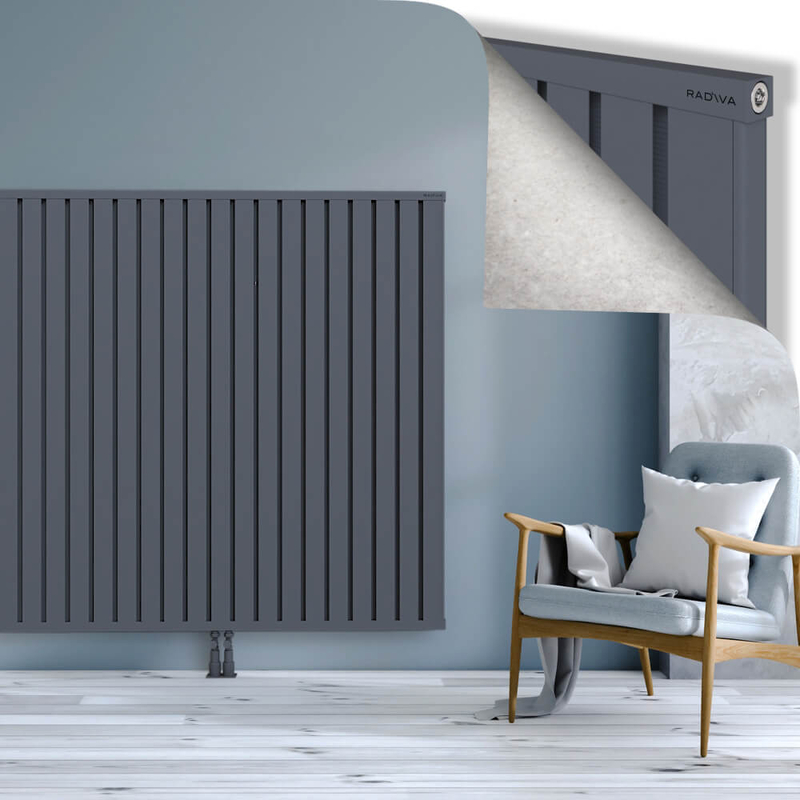 OBI Dekoratif Alüminyum Radyatör 1500x2884 Antrasit