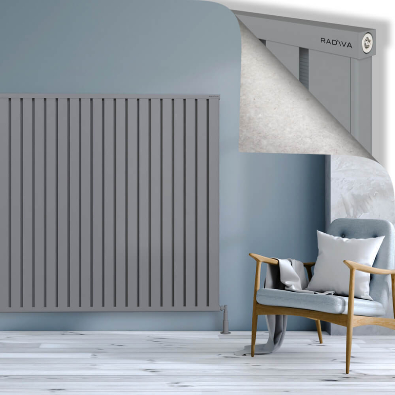 OBI Dekoratif Alüminyum Radyatör 1500x2884 Gri