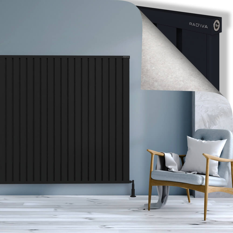 OBI Dekoratif Alüminyum Radyatör 1500x2964 Siyah