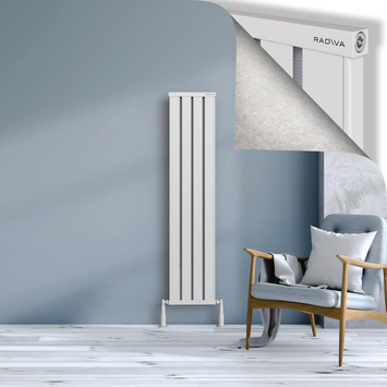Radiva - Obi Dekoratif Alüminyum Radyatör 1500x324 Beyaz