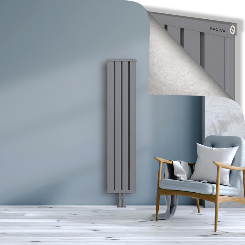 OBI Dekoratif Alüminyum Radyatör 1500x324 Gri