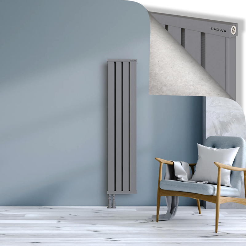 OBI Dekoratif Alüminyum Radyatör 1500x324 Gri