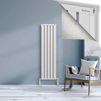 Radiva - Obi Dekoratif Alüminyum Radyatör 1500x404 Beyaz