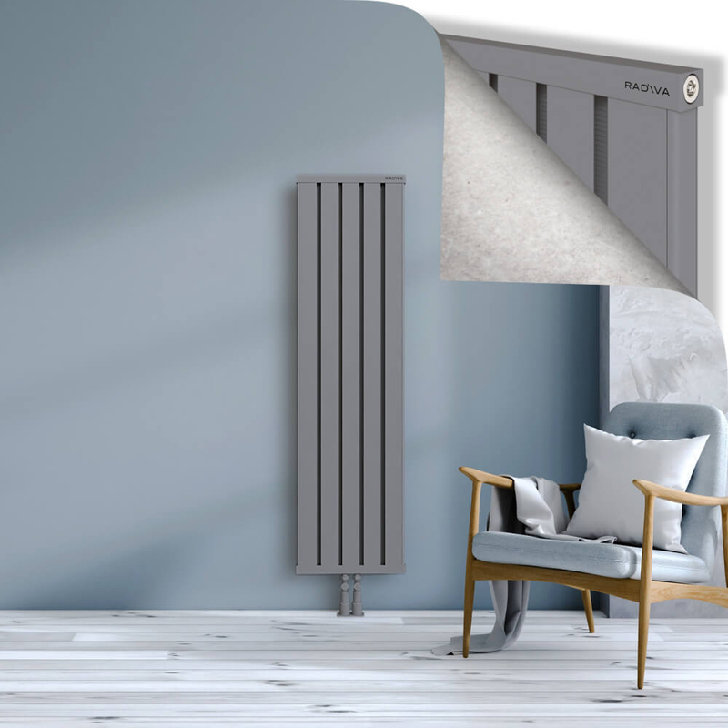 OBI Dekoratif Alüminyum Radyatör 1500x404 Gri