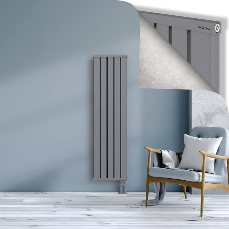 OBI Dekoratif Alüminyum Radyatör 1500x404 Gri