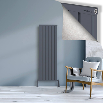 Radiva - Obi Dekoratif Alüminyum Radyatör 1500x484 Antrasit