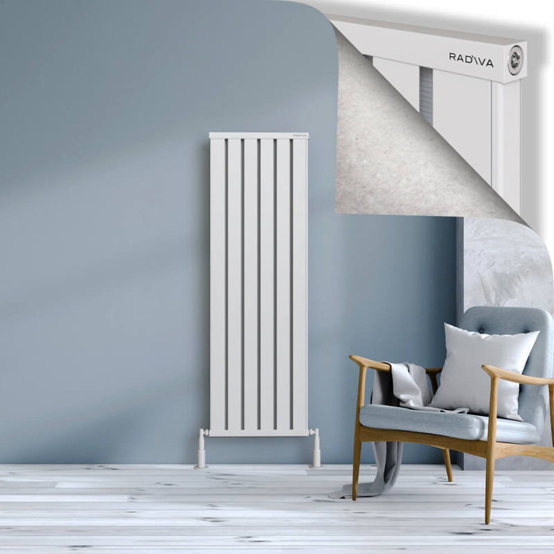 OBI Dekoratif Alüminyum Radyatör 1500x484 Beyaz