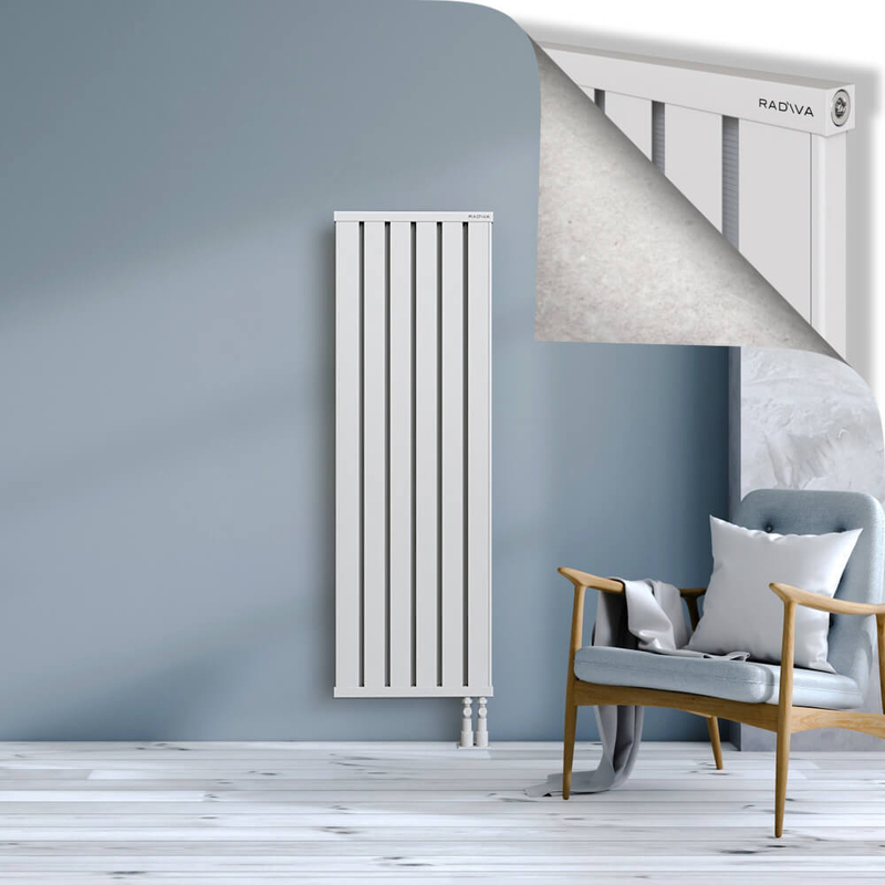 OBI Dekoratif Alüminyum Radyatör 1500x484 Beyaz