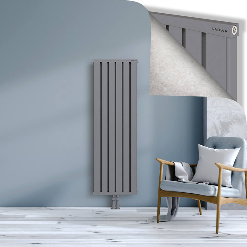 OBI Dekoratif Alüminyum Radyatör 1500x484 Gri