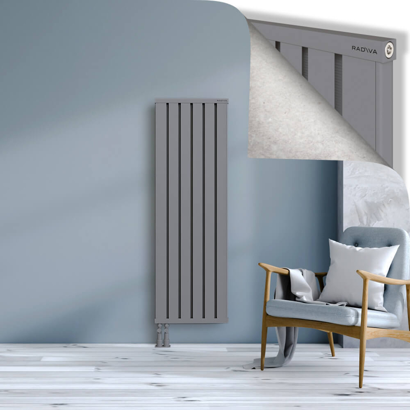 OBI Dekoratif Alüminyum Radyatör 1500x484 Gri