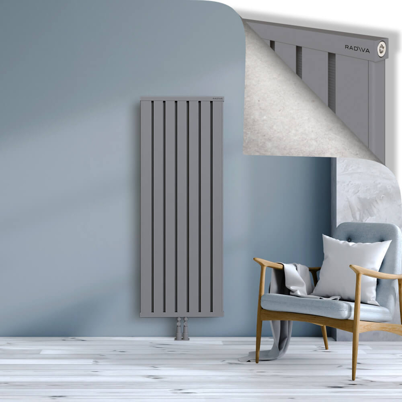 OBI Dekoratif Alüminyum Radyatör 1500x564 Gri