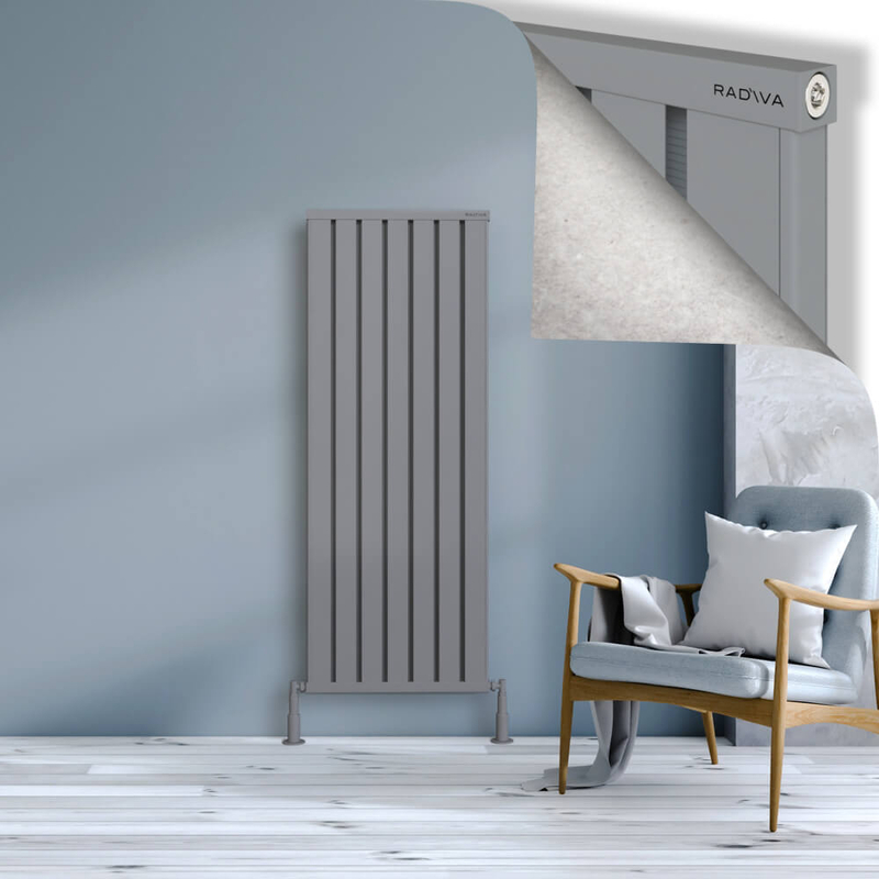 OBI Dekoratif Alüminyum Radyatör 1500x564 Gri