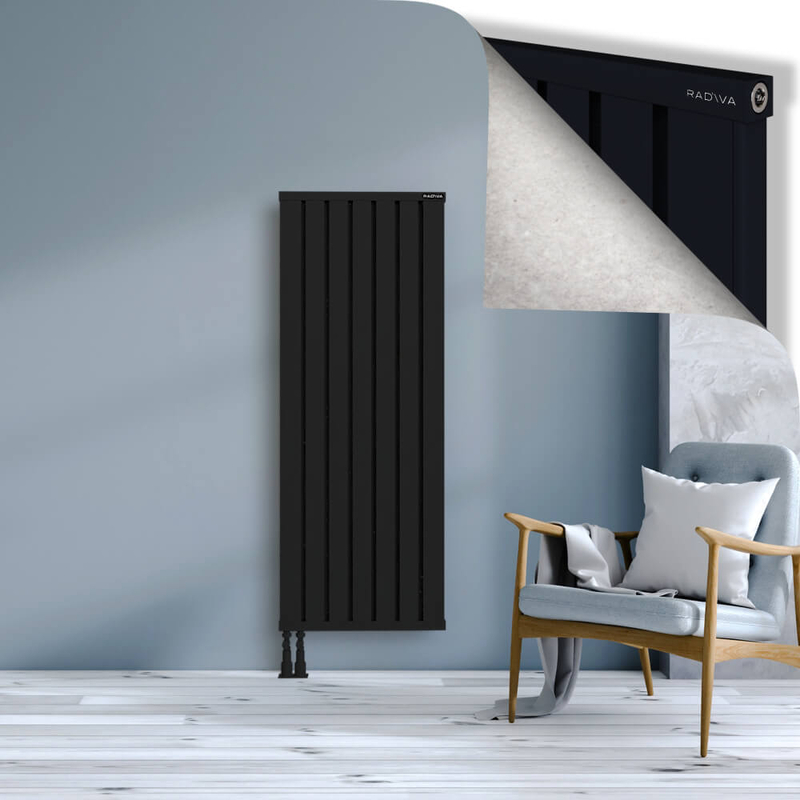 OBI Dekoratif Alüminyum Radyatör 1500x564 Siyah