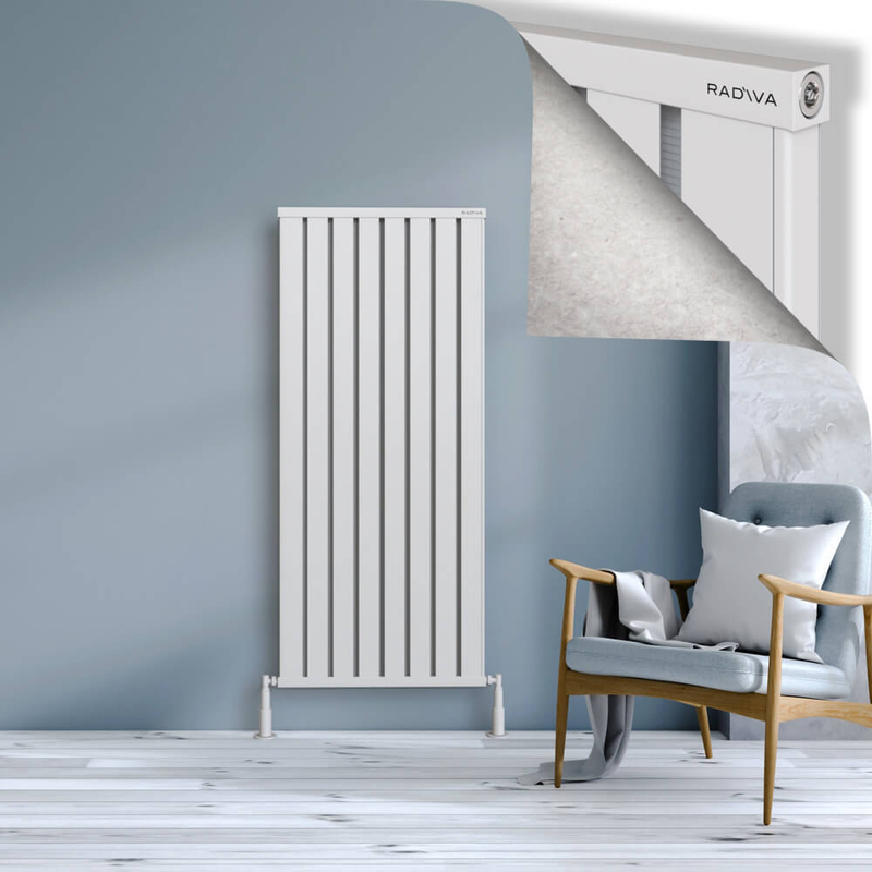 OBI Dekoratif Alüminyum Radyatör 1500x644 Beyaz