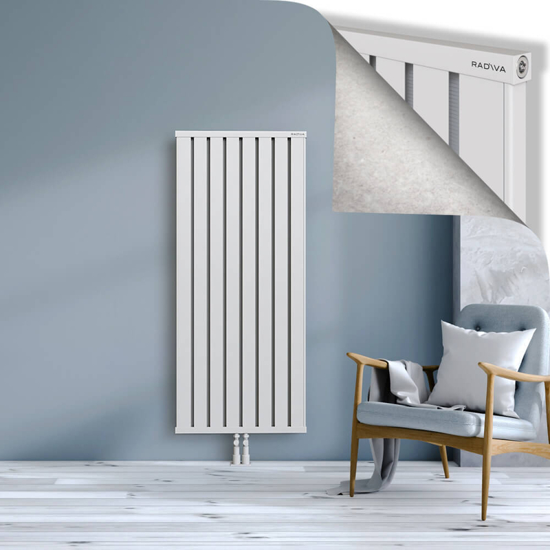 OBI Dekoratif Alüminyum Radyatör 1500x644 Beyaz