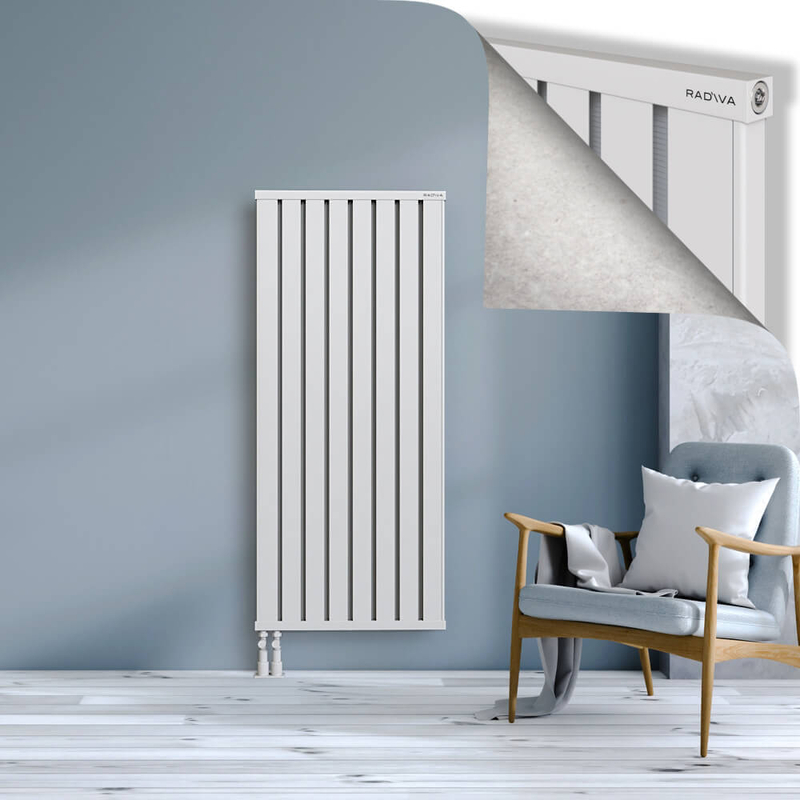 OBI Dekoratif Alüminyum Radyatör 1500x644 Beyaz