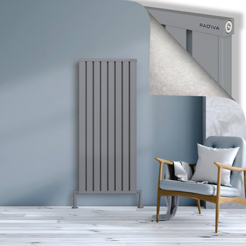 Radiva - Obi Dekoratif Alüminyum Radyatör 1500x644 Gri