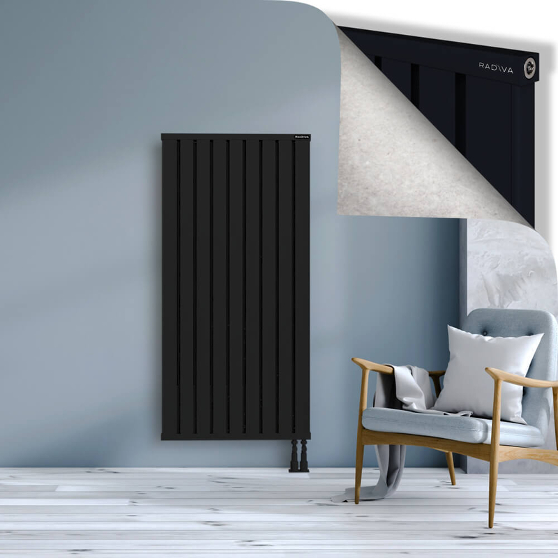 OBI Dekoratif Alüminyum Radyatör 1500x724 Siyah